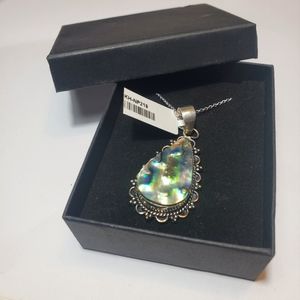 Abalone Shell Pendant Necklace